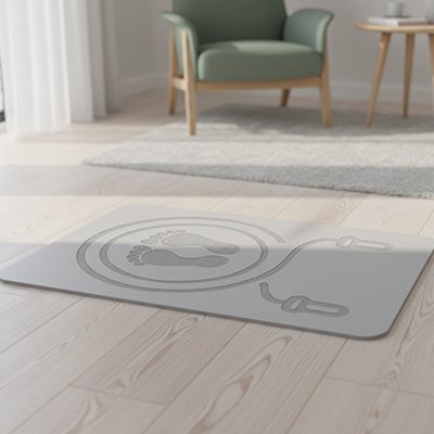 Tapis de sport  gris