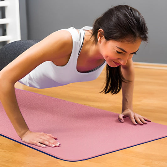 tapis de yoga exercice pompe