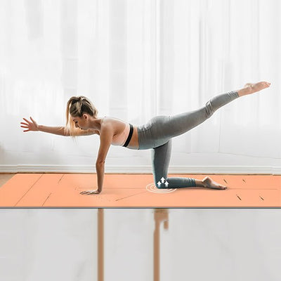 tapis de yoga femme exercices etirements