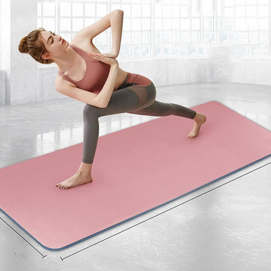 tapis de yoga femme fente posture yoga