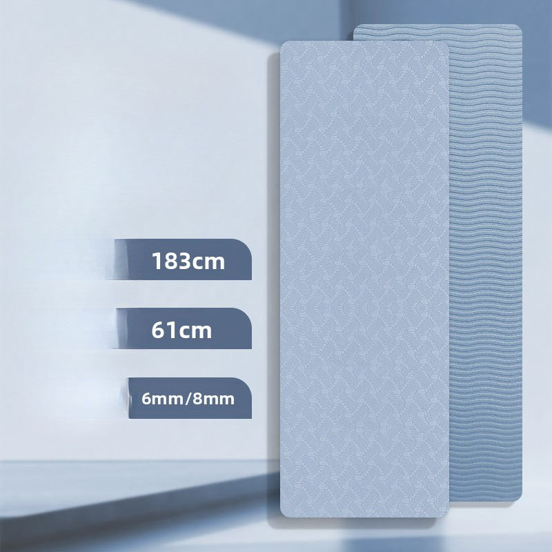 tapis pilates bleu