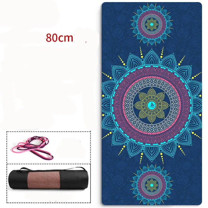 tapis pour pilates bleu