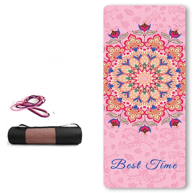 tapis pour pilates rose