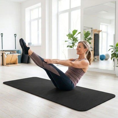 tapis pour pilates salle sport domicile exercices gainage