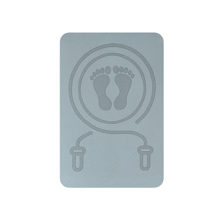 tapis sport corde a sauter gris