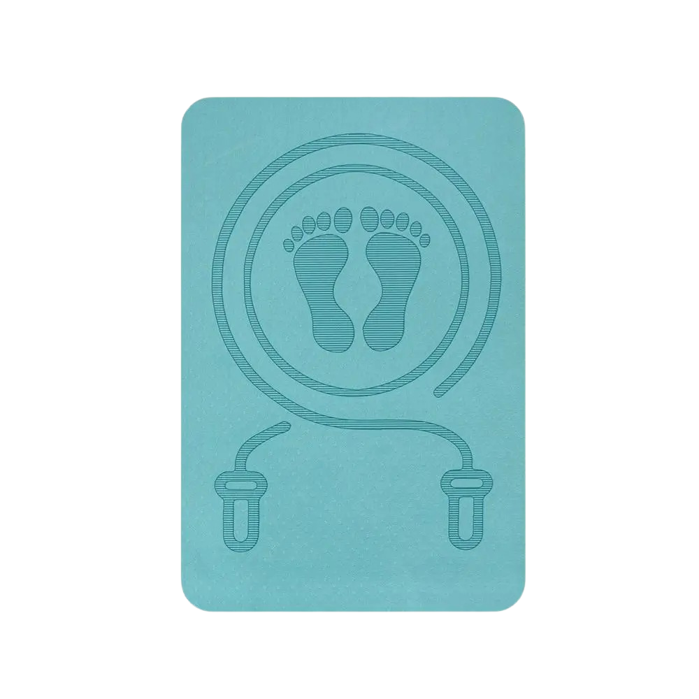 tapis sport corde a sauter vert