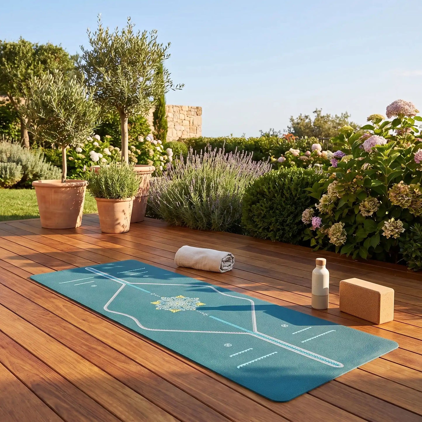 tapis yoga vert clair