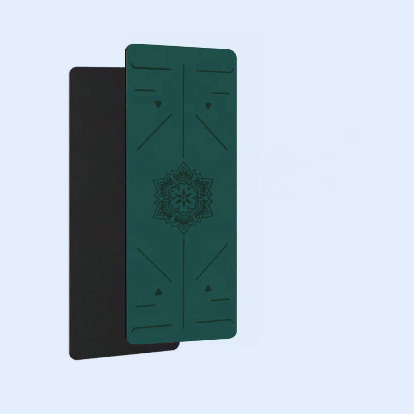 tapis yoga vert fonce