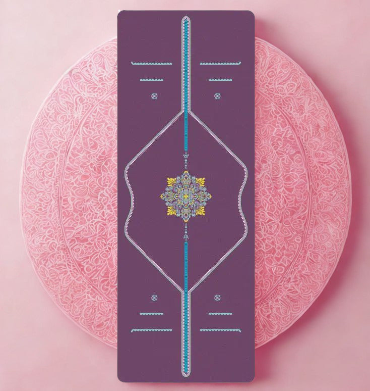 tapis yoga violet