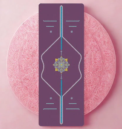 tapis yoga violet