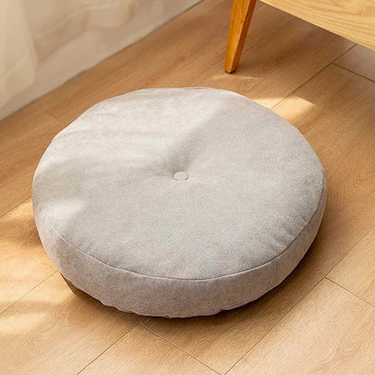 zafu gris dans salon